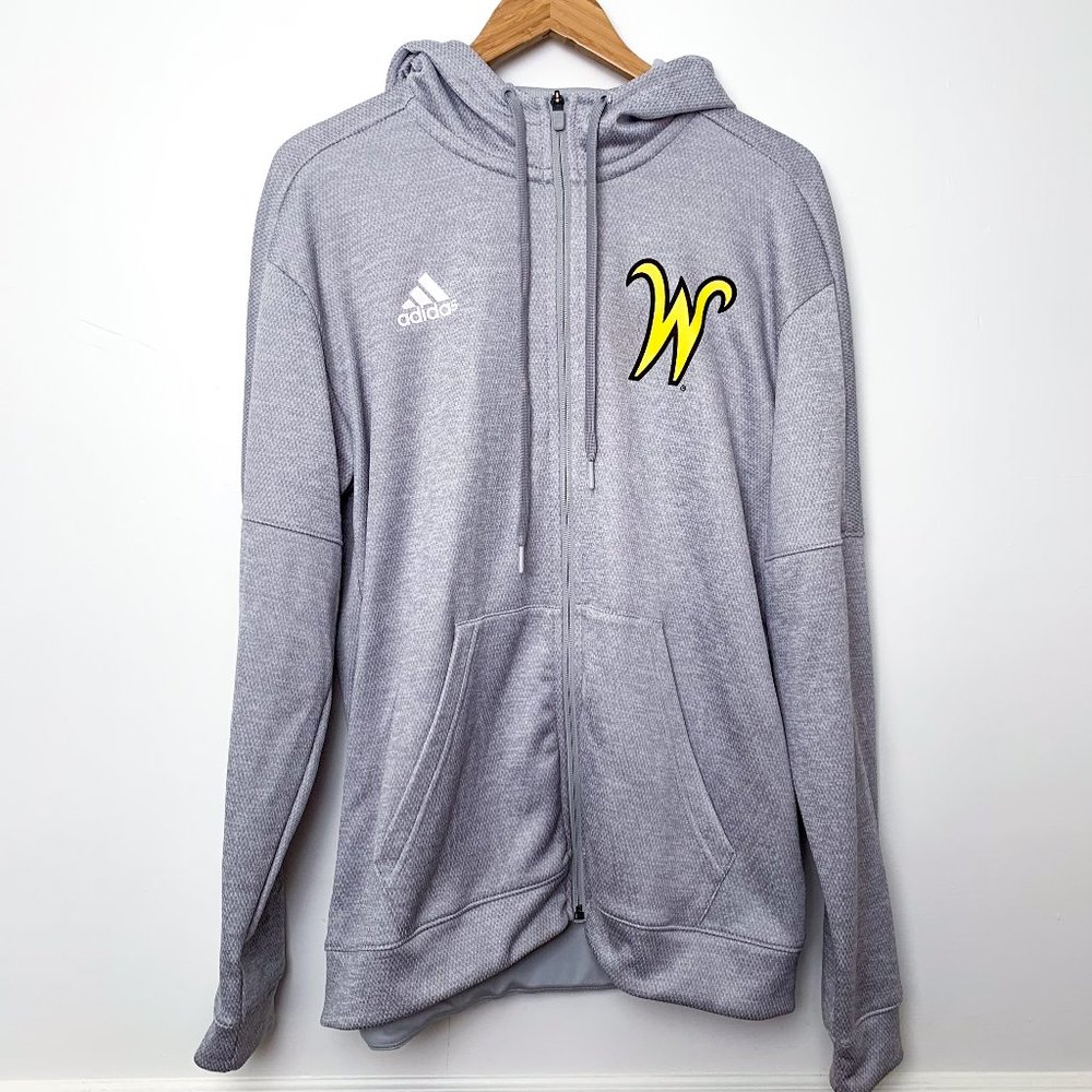 Wichita State Adidas Full Zip Hooded Jacket Men's Large